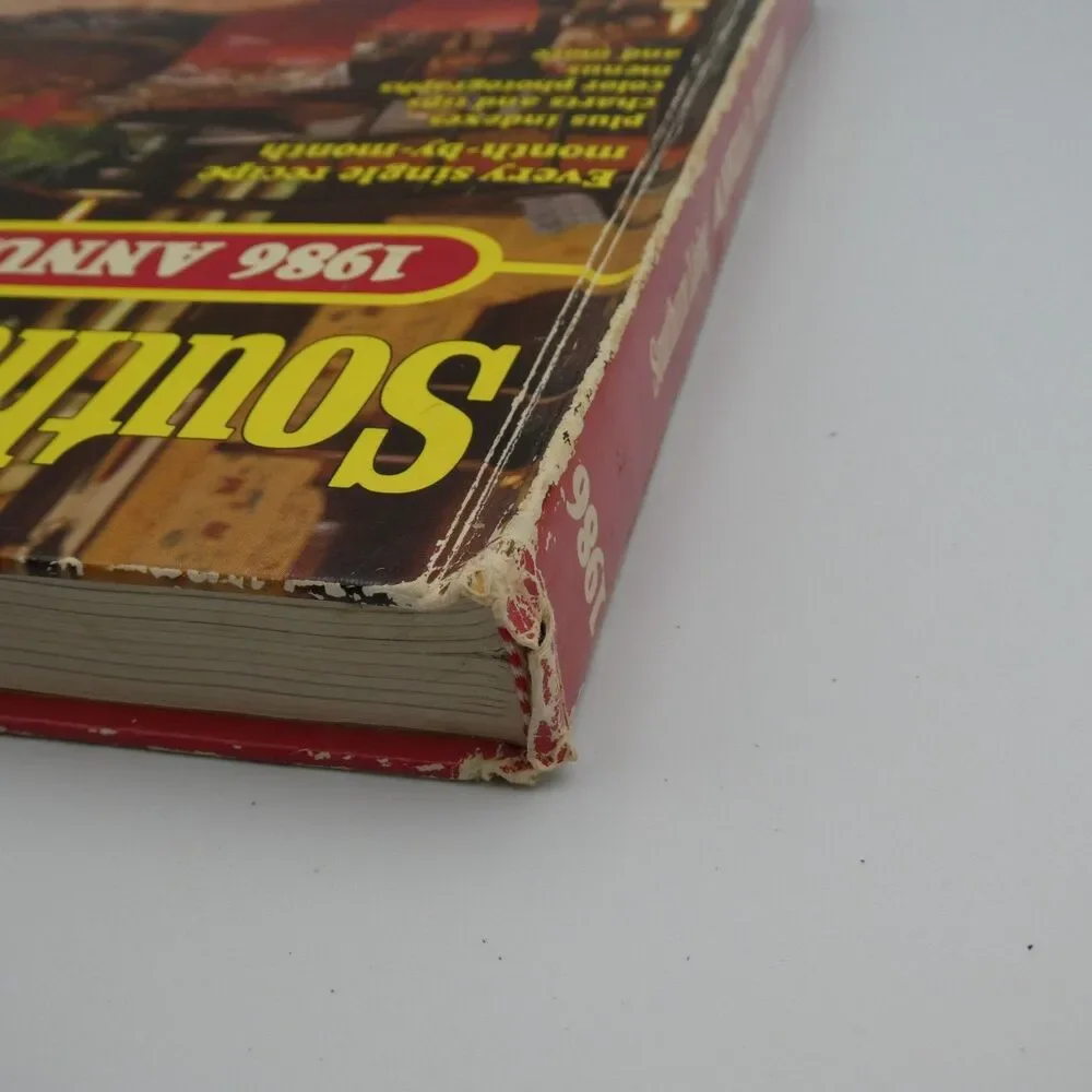 Vintage Southern Living 1986 Annual Recipes Hardcover Cookbook Oxmoor House